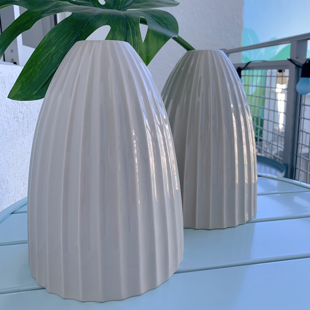 1rst of 2 West Elm “Urchin” Decorative Vase(s)